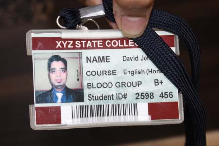 Feature of Student ID Badge Feature of Student ID Badge