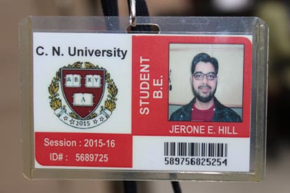 Working of a Student ID Badge Maker Working of a Student ID Badge Maker