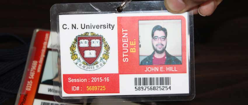 Printing options Available in Student ID Badges Maker
