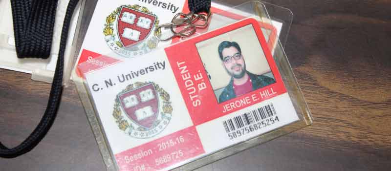 Student ID Badges are compliant with industry
                    Standards