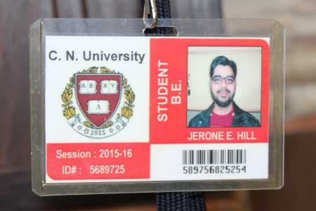 Student ID Badge Designing Software