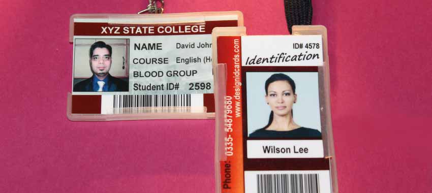 Different Design Styles in Student ID Badges