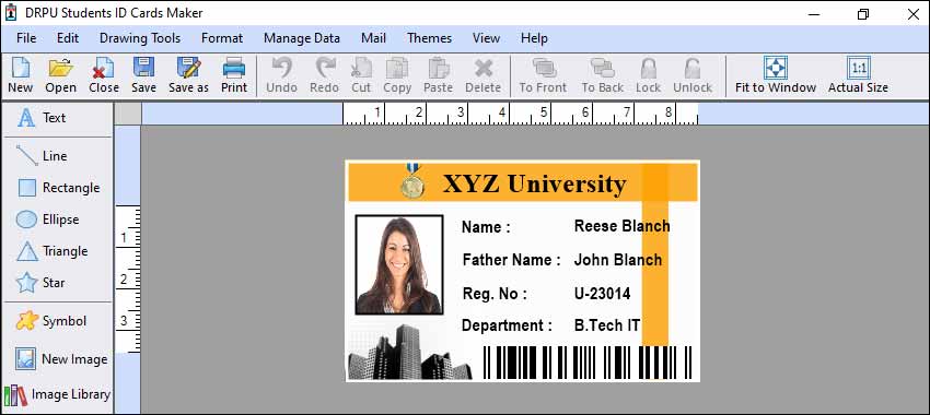 Student ID Card Designing Software