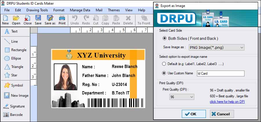 Features of Student ID Card Designing Software