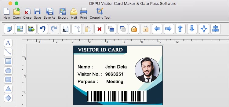User-Friendly Visitor ID Card Maker