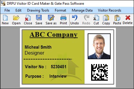 Create Identification Cards for Visitors