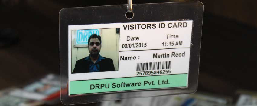 Security Features in Visitor ID Card