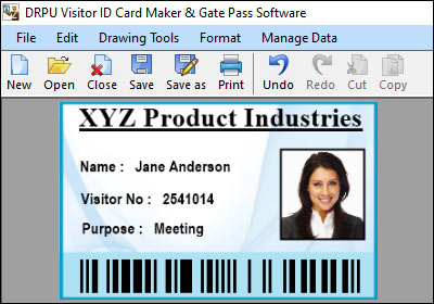 Included Data type in Visitor ID Cards Included Data type in Visitor ID Cards