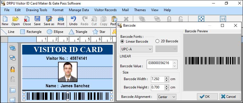 Security of Visitor ID Cards