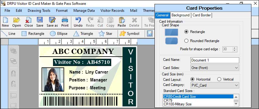 Time Taken to Create a Visitor ID Card