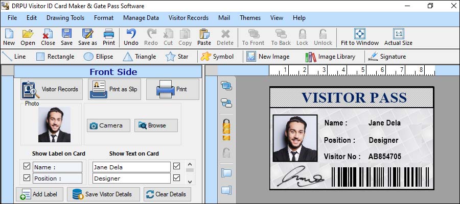 Visitor ID Card Software Used for Multiple Locations