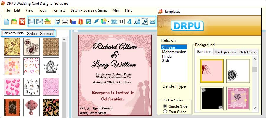 Essential Feature of Wedding Card Maker Software Essential Feature of Wedding Card Maker Software