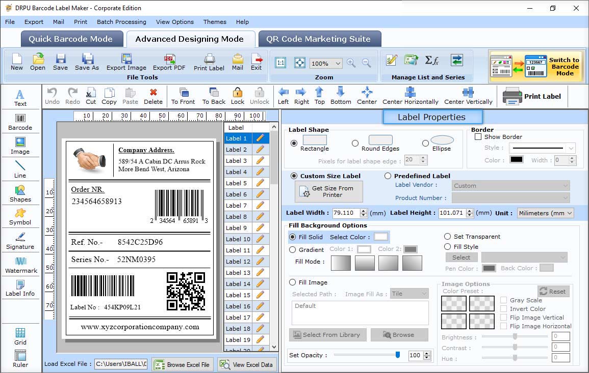 Barcode Maker Software Corporate Edition