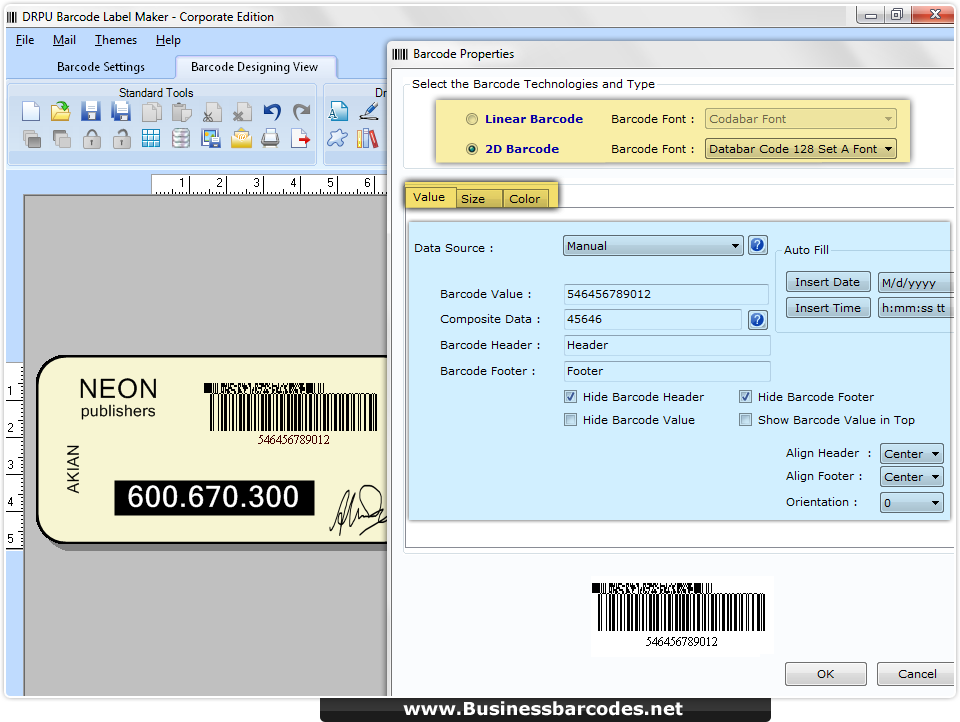 Business Barcodes - Professional Edition
