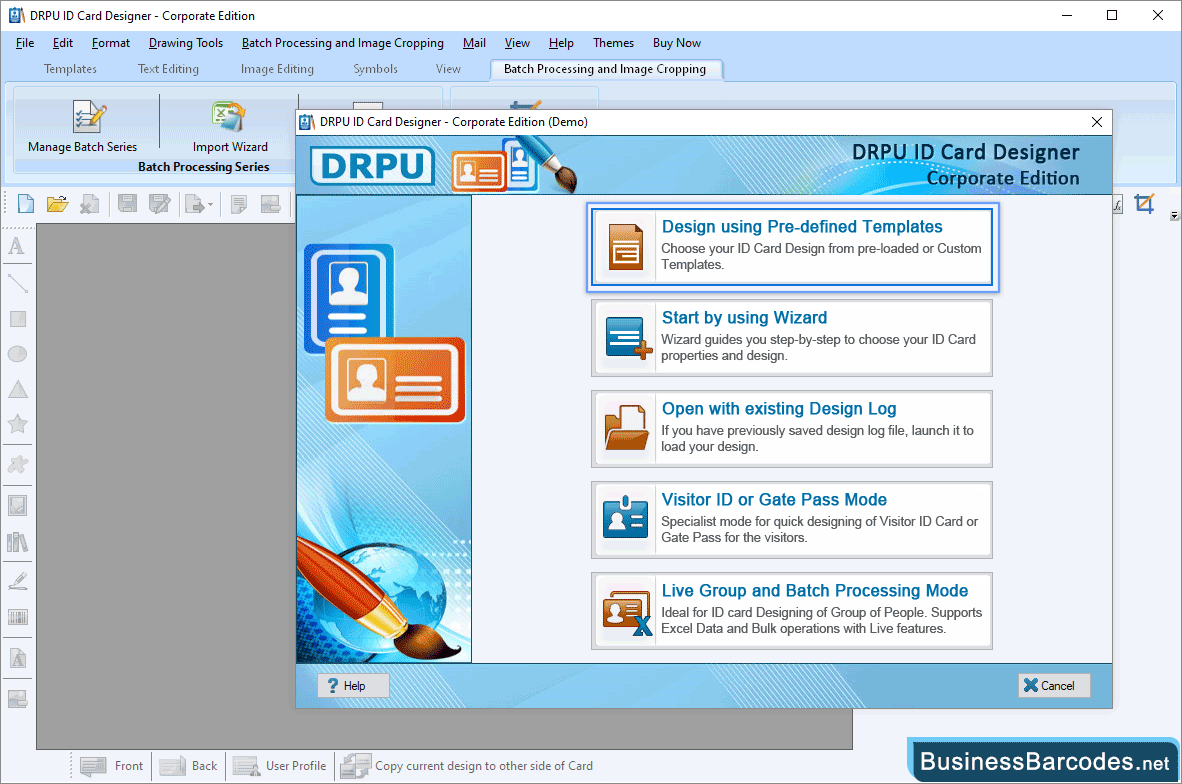 Design Using predefined template Design Using predefined template