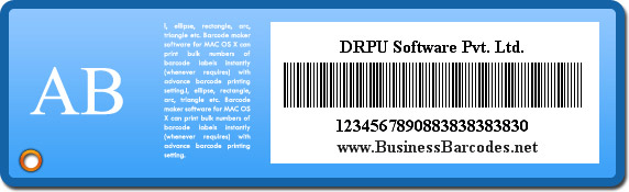 Sample of MSI Plessey Barcode Font by Barcode Warehousing Industry