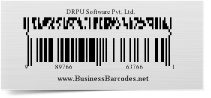Sample of Databar UPCA 2d Barcode Font by Mac Edition