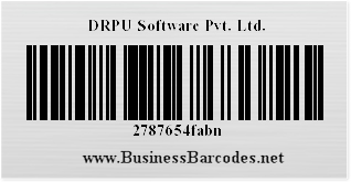 Sample of Code 128 Barcode Font generated by Mac Edition