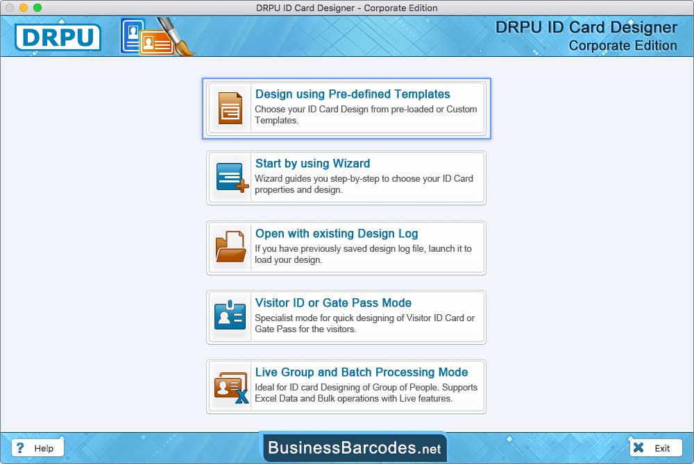 Design using predefined template Design using predefined template