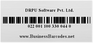 Sample of Interleaved 2 of 5 Barcode Font generated by Mac Edition