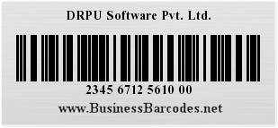 Sample of  ITF-14 Barcode Font generated by Mac Edition