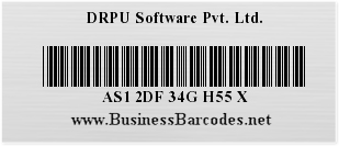 Sample of LOGMARS Barcode Font generated by Mac Edition