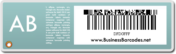 Sample of Databar Code128 Set A 2D Barcode Font by Professional Edition