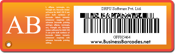 Sample of Databar Code128 Set B 2D Barcode Font  by Professional Edition