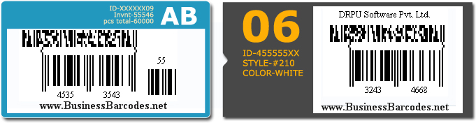 Samples of Databar EAN 8 2D Barcode Font by Professional Edition