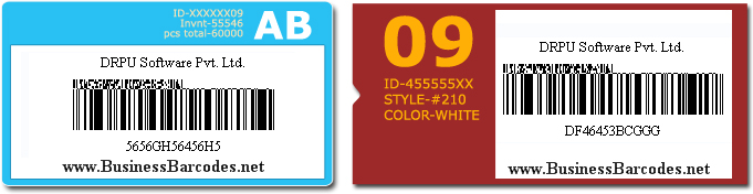 Samples of Databar Expanded 2D Barcode Font by Professional Edition