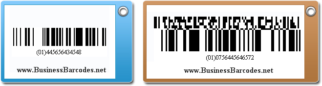Samples of Databar Truncated 2D Barcode Font  by Professional Edition