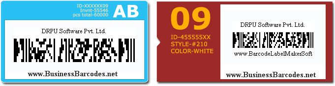 Samples of Databar Micro PDF417 2D Barcode Font  by Professional Edition