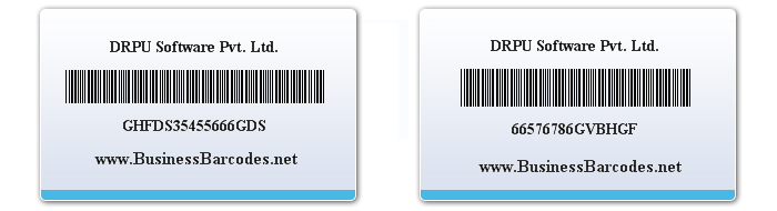 Samples of Code 39 Barcode Font 
