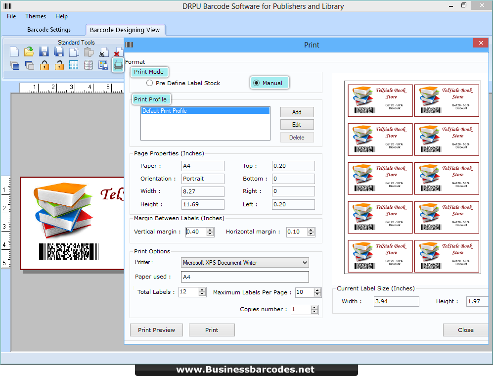 Barcode maker software