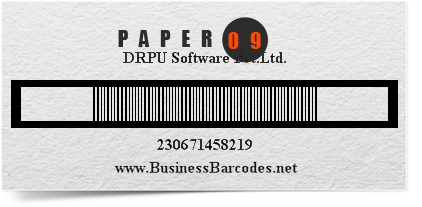 Sample of Industrial 2 of 5 Barcode Font 