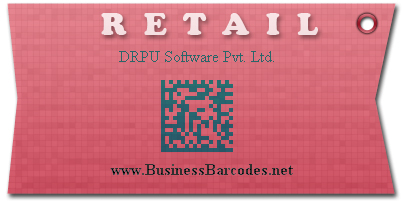 Sample of Data Matrix 2D Barcode Font by Barcodes for Retail industry