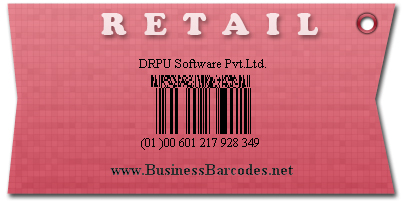 Sample of Databar Truncated 2D Barcode Font by Barcodes for Retail industry