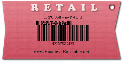 Sample of Databar Code 128 Set B 2D Barcode Font by Barcodes for Retail industry