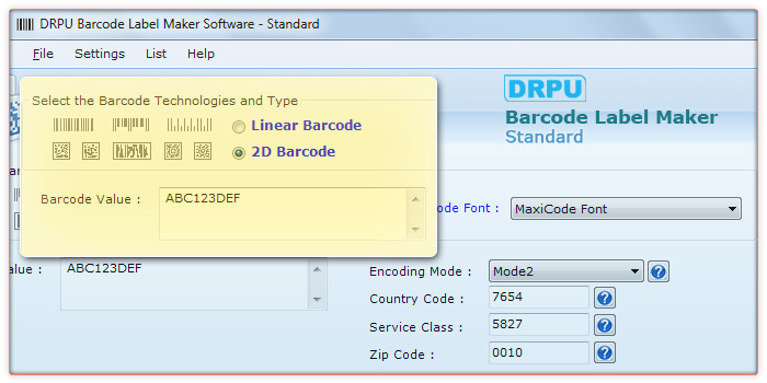 Linear Code39 Barcode Font