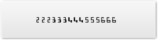 Sample of MICR 2D Barcode Font by Standard Edition 