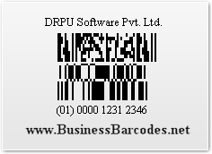 Sample of Databar Stacked 2D Barcode Font by Standard Edition 