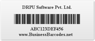 Sample of Logmars Barcode Font generated by  Standard Edition 