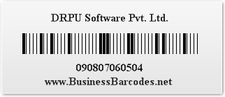 Sample of MSI Plessey Barcode Font