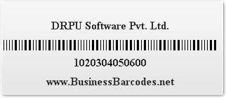 Sample of Standard 2 of 5 Barcode Font