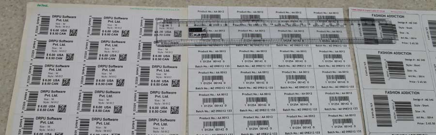 Barcode Print Different Sizes Barcode Print Different Sizes