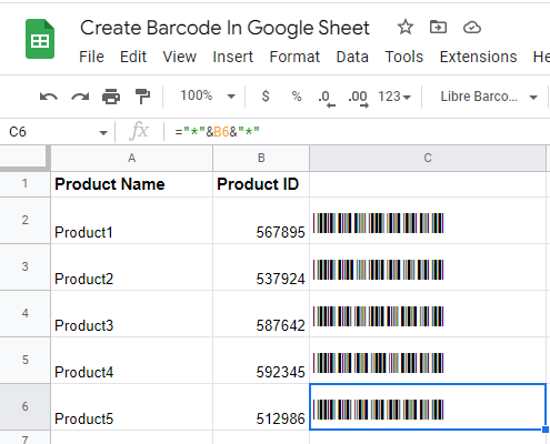 barcode design