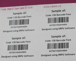  Code-128 Barcode print