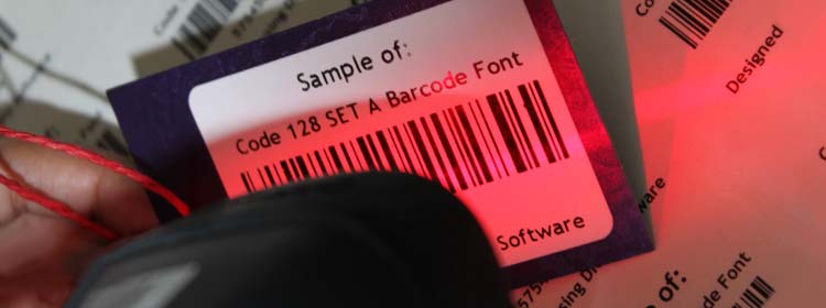 Code 128 Set A Barcode Scan