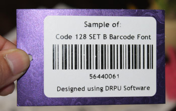 Code 128 SET B Barcode Structure Code 128 SET B Barcode Structure
