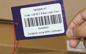 Usage of Code 128 SET B Barcode Usage of Code 128 SET B Barcode